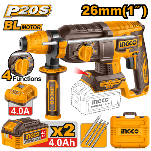 Cordless Rotary Hammer 20V – 26mm