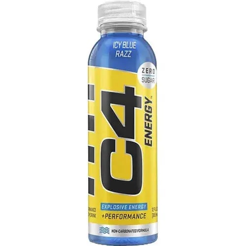 Cellucor C4 Still Energy Drink Ice Blue Rise Flavo...