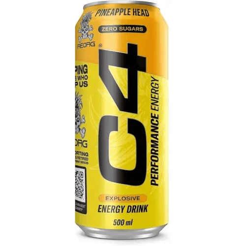 Cellucor C4 Pineapple Flavored Carbonated Energy Drink