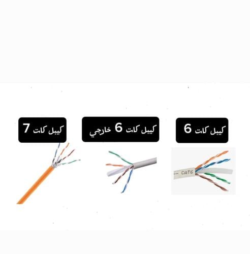 كيبل شبكة Cat6 بالمتر