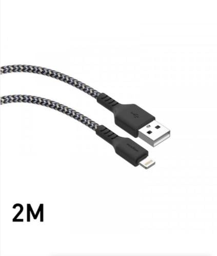 كيبل قماش ايفون اصلي من شركة WOPOW