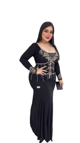 فستان شك اسود