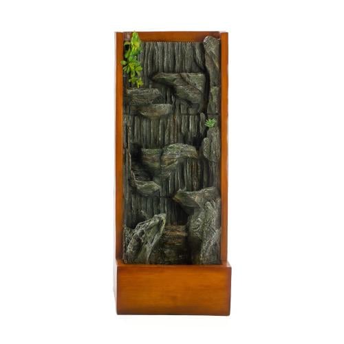 شلال جداري فايبر جلاس للديكور – تصميم فاخر حجري