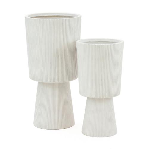 حوض فايبر مدرّج لتنسيق النباتات – تصميم مثالي للحد...