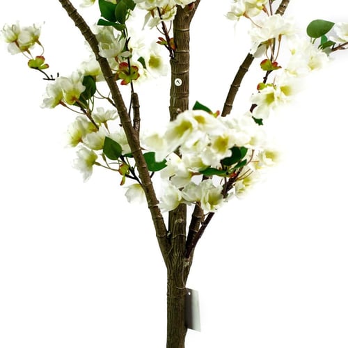 شجرة أزهار كرز صناعية بورد أبيض – ارتفاع 180 سم