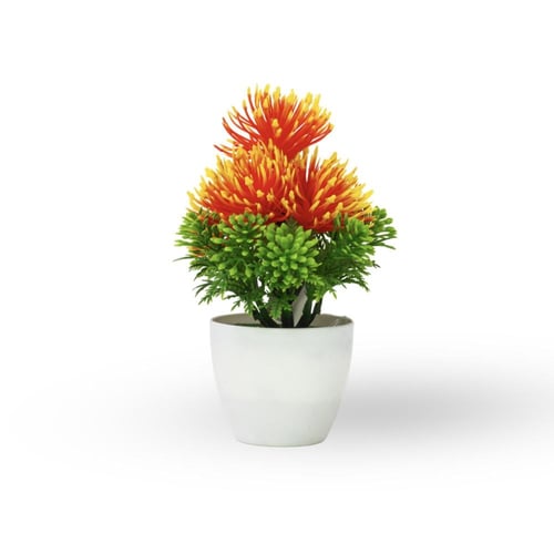 نبات ديكوري صناعي صغير مع أصيص – 6 ألوان مختلفة –...