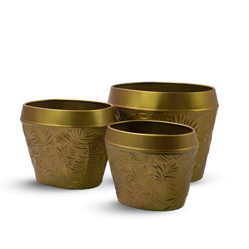 حوض حديد ذهبي – 3 أحجام