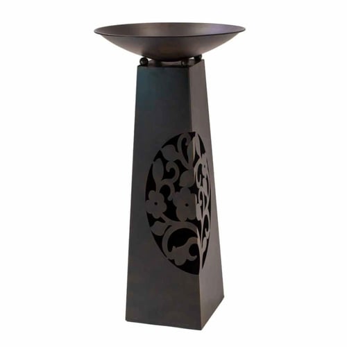 موقد حطب خارجي – عمود صاج متين 50×102 سم | حديقة ا...