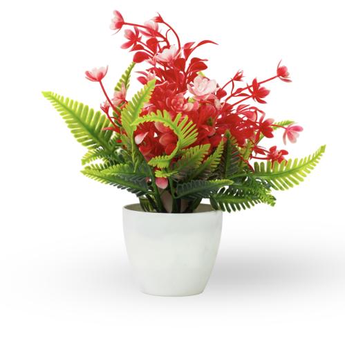 نبات ديكوري صناعي صغير مع أصيص – 5 ألوان مختلفة –...