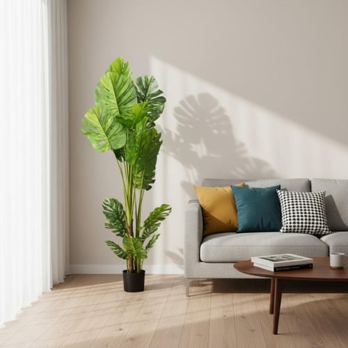 شجرة مونستيرا مبرقشة صناعية – ارتفاع 170 سم