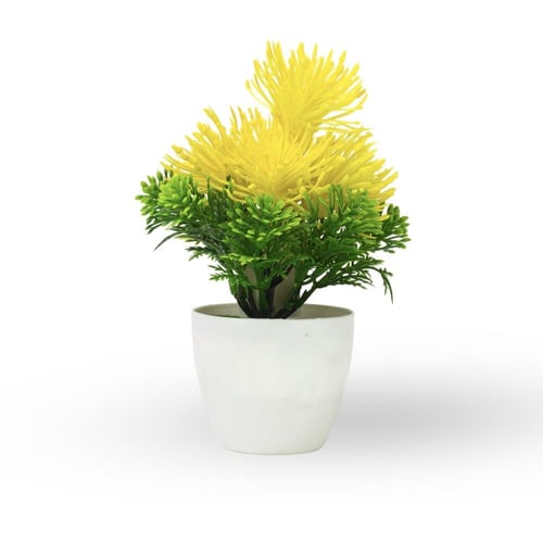 نبات ديكوري صناعي صغير مع أصيص – 6 ألوان مختلفة –...