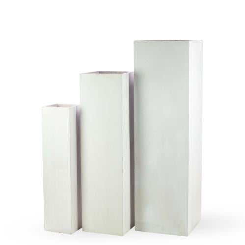 عمود حوض فايبر ديكوري – أبيض – متعدد الاستخدامات ب...