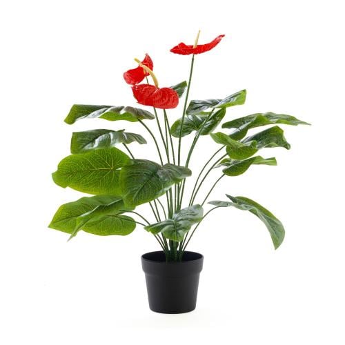 شجرة أنتوريوم صناعية صغيرة – تصميم فاخر وطبيعي الم...