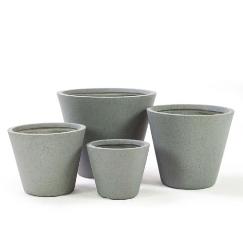 حوض فايبر اسطواني رمادي للزرع الزراعي والصناعي من...