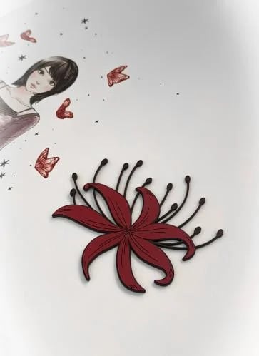 Spider Lily Coaster