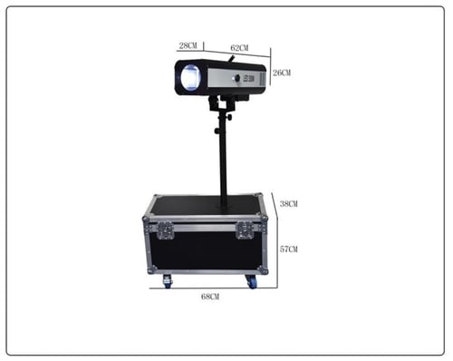كشاف متابعة 380W. اسم المنتج: 380 واط LED اتبع بقع...