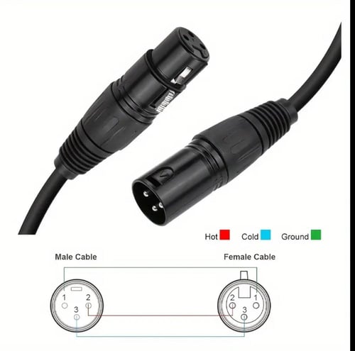 كيبل XLR مايك 5 متر
