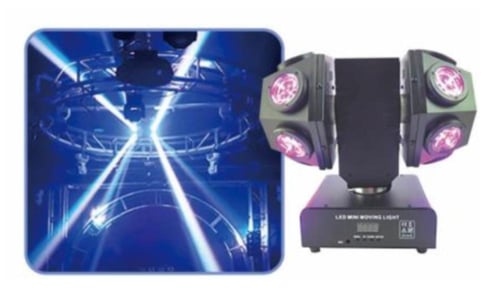 اضاءه متحركة كورتين بشكل جديد مصباح ليد ليري 150 و...