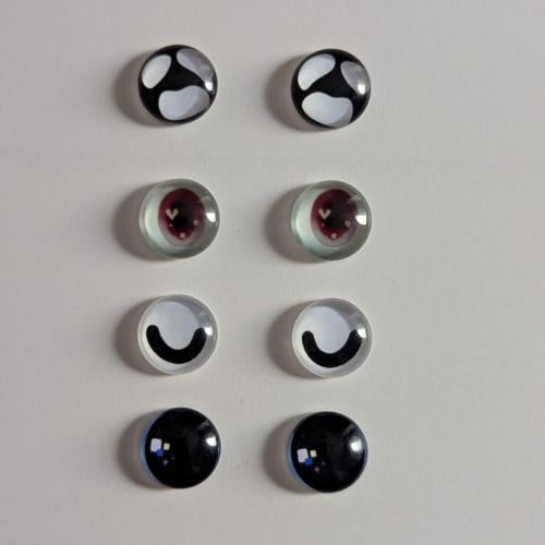 Cartoon faces 12mm