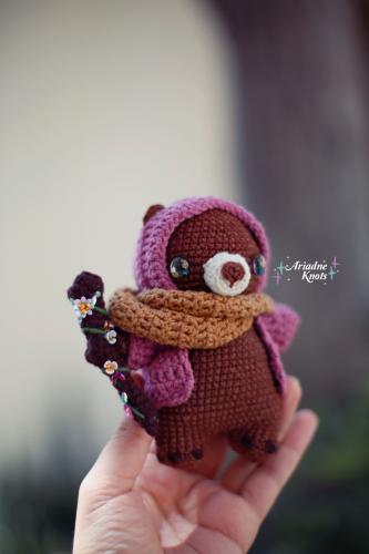 دمية الدب الحكيم - Druid bear doll