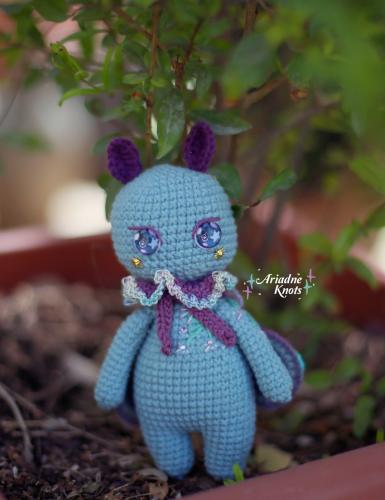 Mothi the blue moth