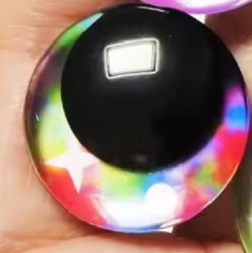 Colored eyes with 20 ml support