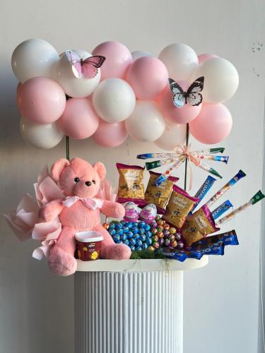 Pink Eid cloud stand