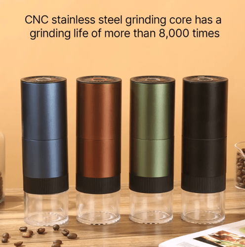 طاحونة اسبريسو كهربائية متنقلة - ستيل | Grinder El...