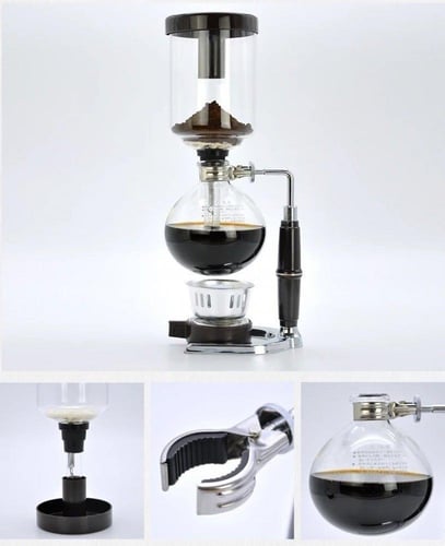 الة تحضير القهوة سايفون - حجمين 3 و 5 اكواب | Coff...