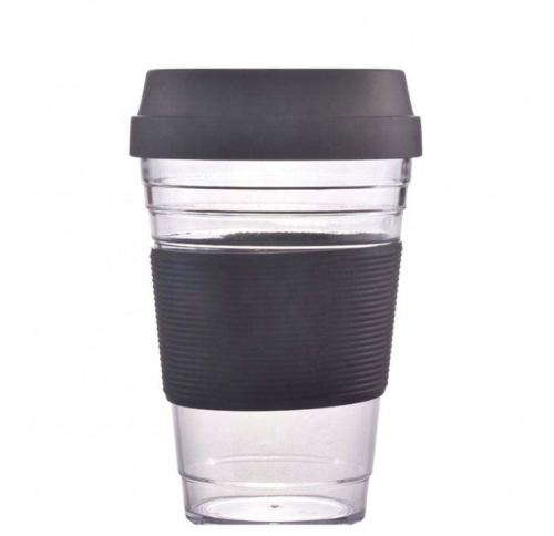كوب السفر بغطاء سيليكون 360 مل | Travel Coffee Cup