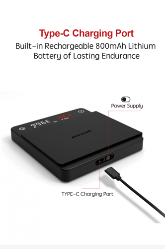 ميزان نانو بحجم اليد - اسود | Nano Scale