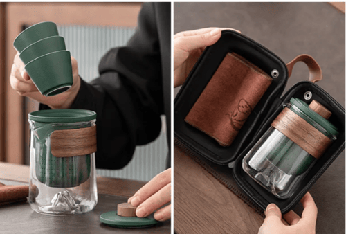 طقم تحضير الشاي المميز - 310 مل | Glass Tea Set 31...