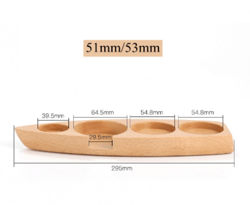 منظم و قاعدة خشبية رباعية مناسبة للمكبس والبورتافل...