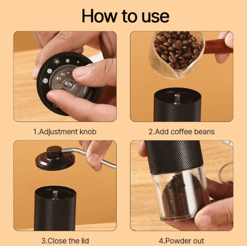طاحونة ستيل يدوية - الوان متعددة | Grinder Stanel...