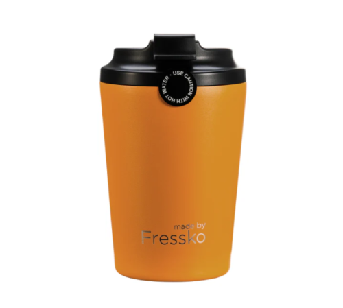 كوب قهوة برتقالي فريسكو Dune 8oz – 12oz | Fressko...