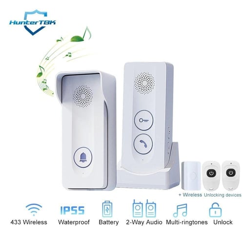 جرس باب إنتركوم لاسلكي