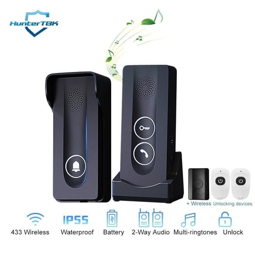 جرس باب إنتركوم لاسلكي