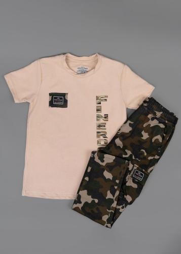 طقم أولادي صيفي قطعتين