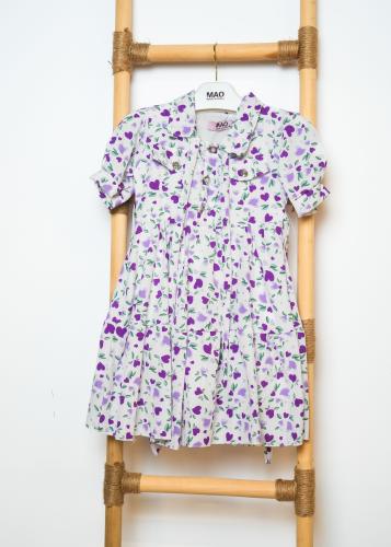 فستان "قلوب البنفسج"