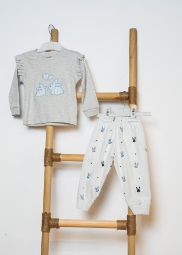 طقم الأرانب الناعمة – للبيبي البنوتة