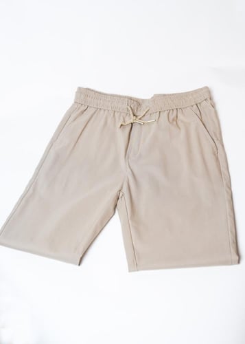 بنطال رجالي كاجوال بلون بيج أنيق