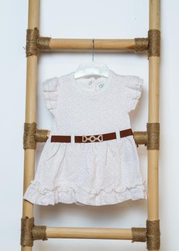 فستان بناتي ناعم مع شورت داخلي – تصميم أنثوي راقي