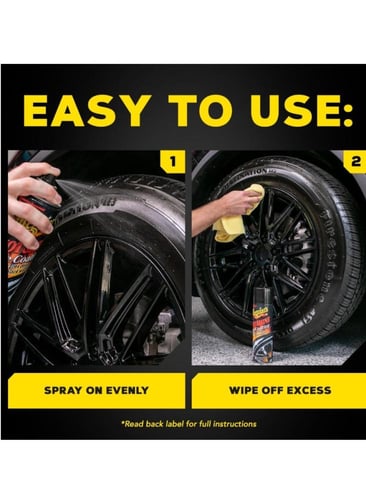 طلاء إطارات هوت شاين من مجوايرز عالي اللمعان احصل...