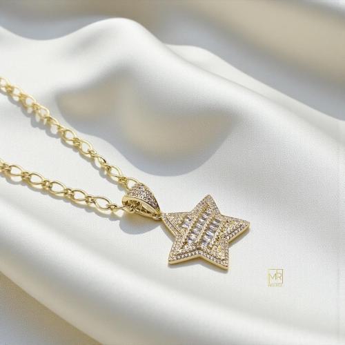 تعليقة دانية - مطلية بالذهب عيار 18k