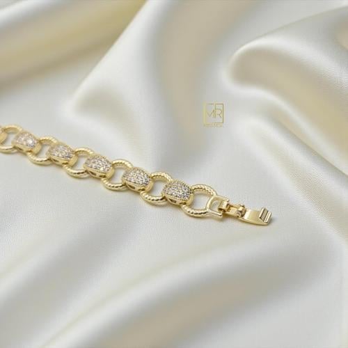 اسوارة لورا - مطلية بالذهب عيار18k