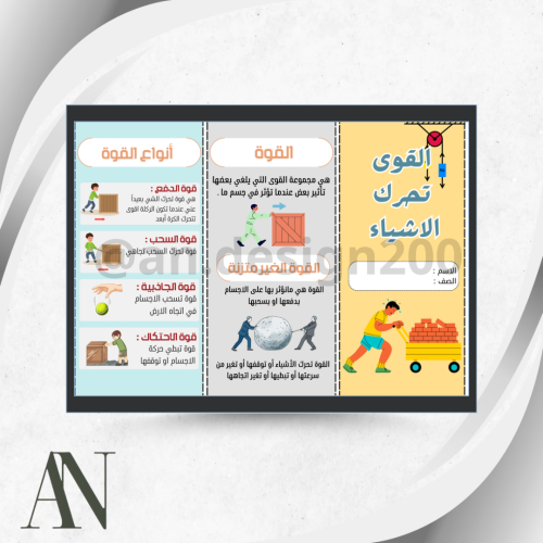 القوى تحرك الاشياء علوم ثاني