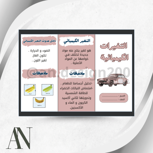 مطويات علوم ثالث | الترم الثاني