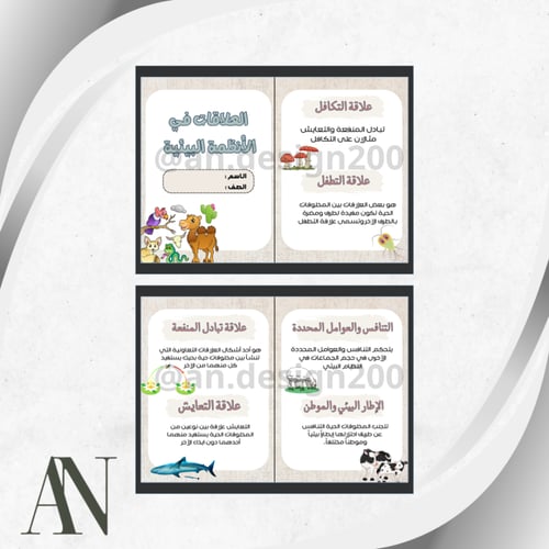 مطويات علوم خامس الترم الاول كامل