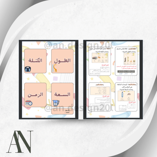 مطويات رياضيات خامس الترم الثاني