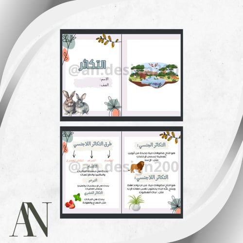 مطويات علوم خامس الترم الاول كامل